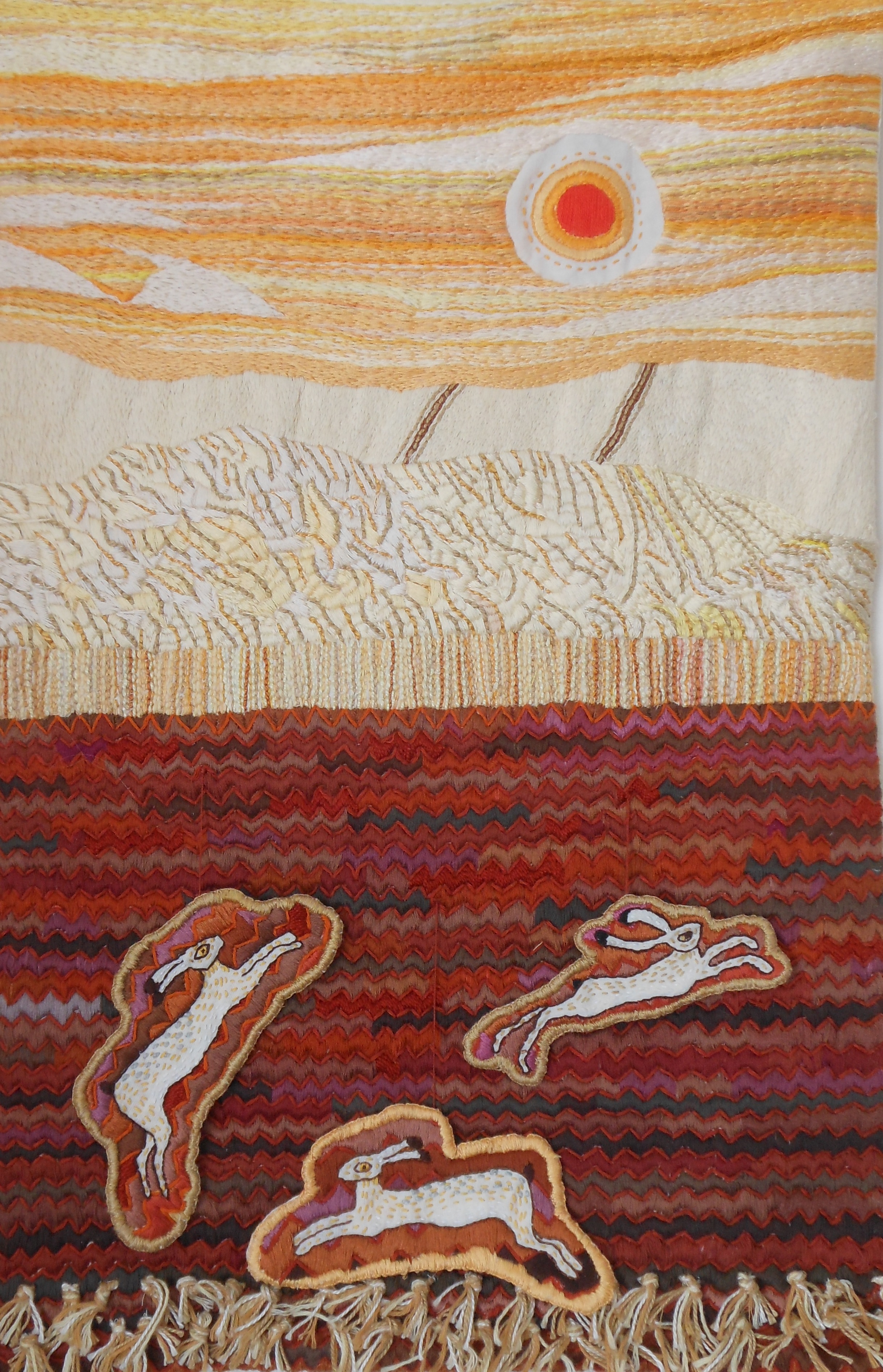 Harvest Hares in the Stubble